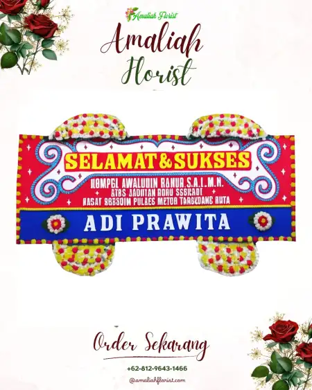 Papan Bunga Ucapan Selamat Pododadi